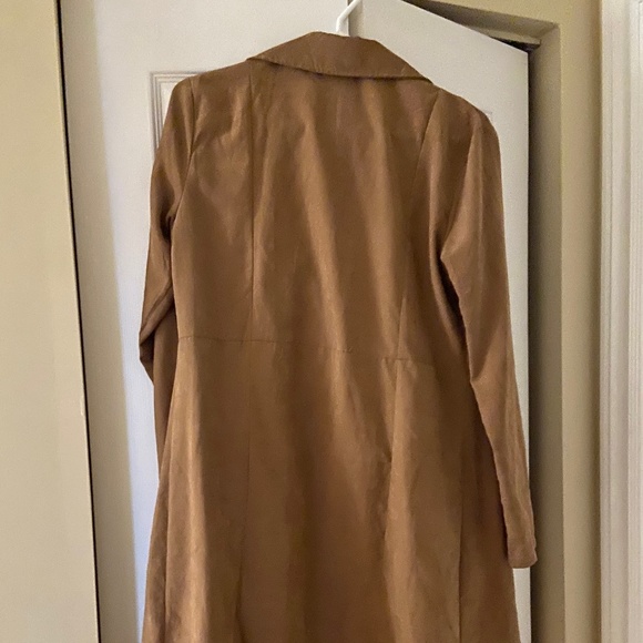 Shein Brown Trench Coat - Picture 2 of 3